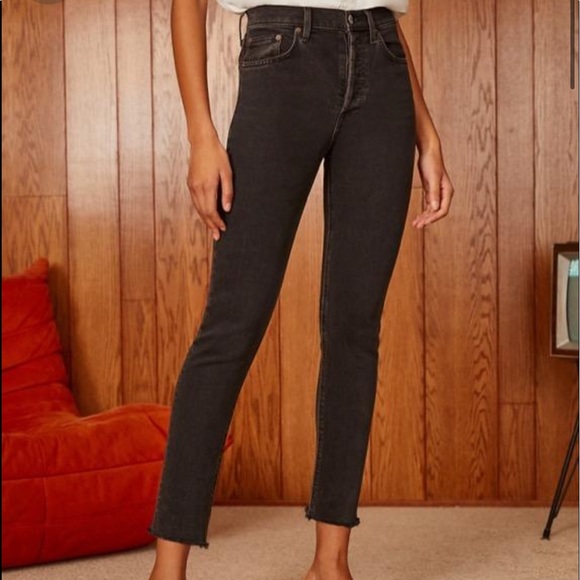 Aritzia / Denim Forum Yoko High Rise Slim - Picture 1 of 10